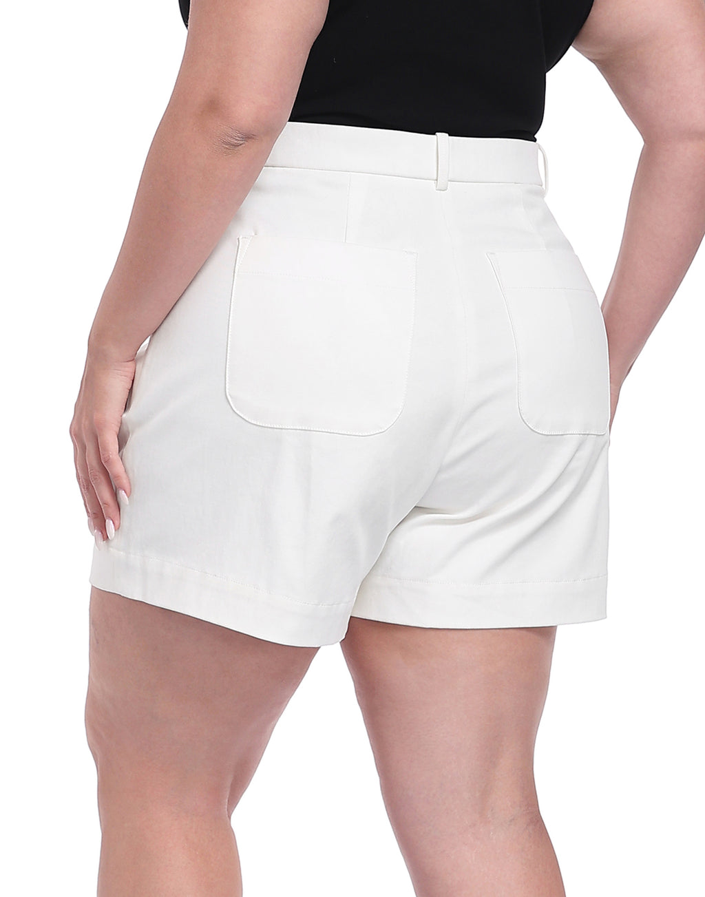 Women's Plus Size Stretch Twill 5" Inseam Chino Shorts