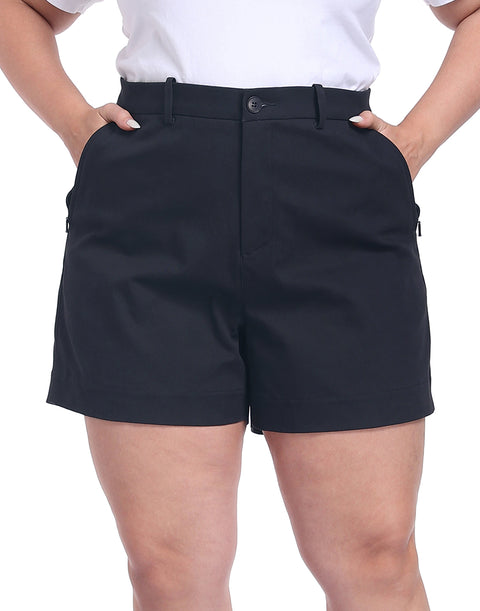 Women's Plus Size Stretch Twill 5" Inseam Chino Shorts