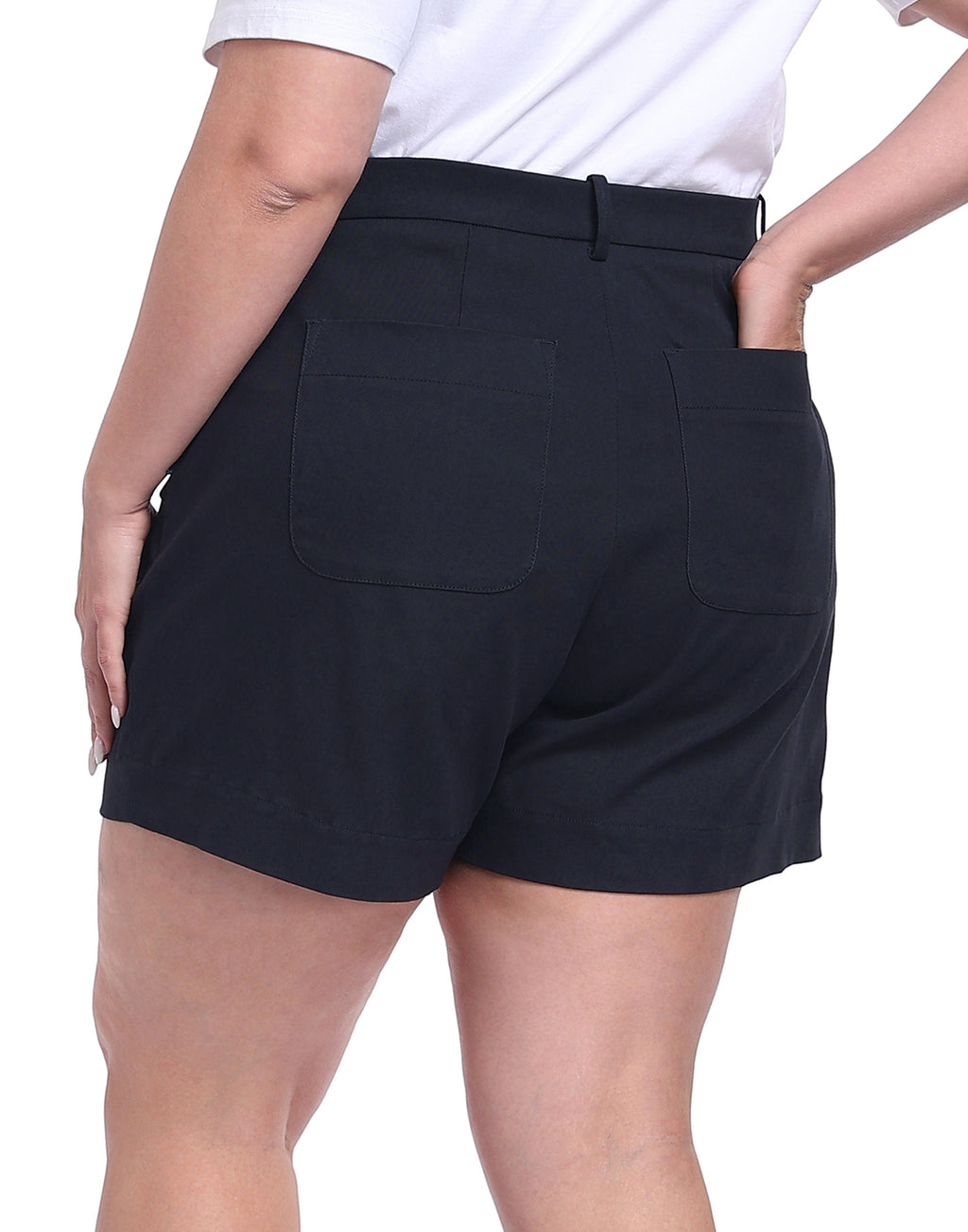 Women's Plus Size Stretch Twill 5" Inseam Chino Shorts