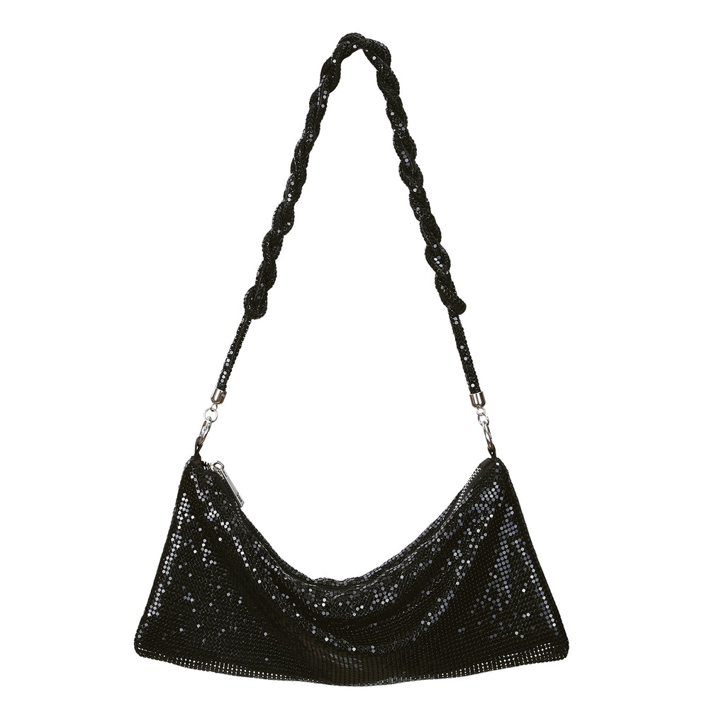 Metallic Mesh Evening Bag