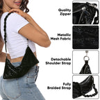 Metallic Mesh Evening Bag
