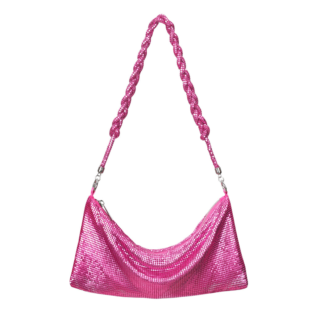 Metallic Mesh Evening Bag