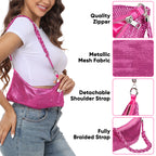 Metallic Mesh Evening Bag