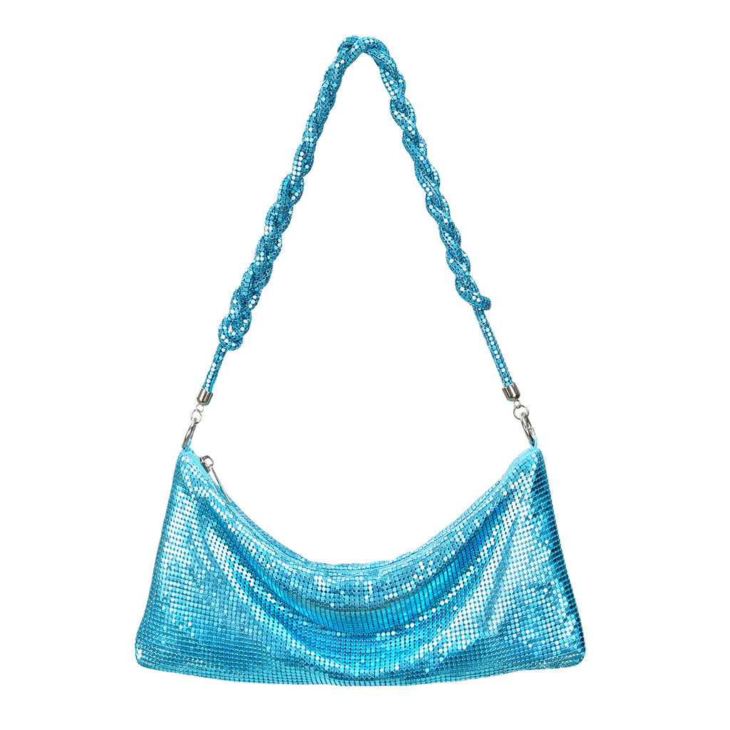 Metallic Mesh Evening Bag