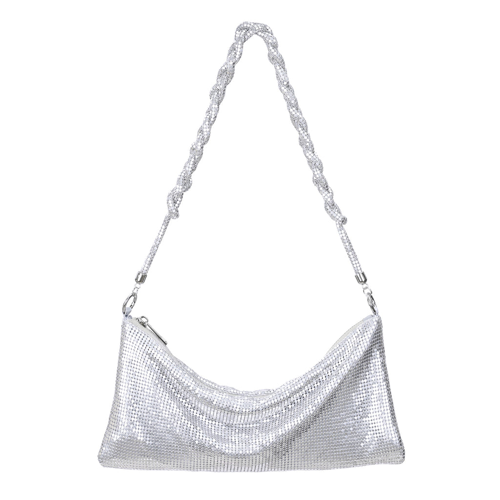 Metallic Mesh Evening Bag