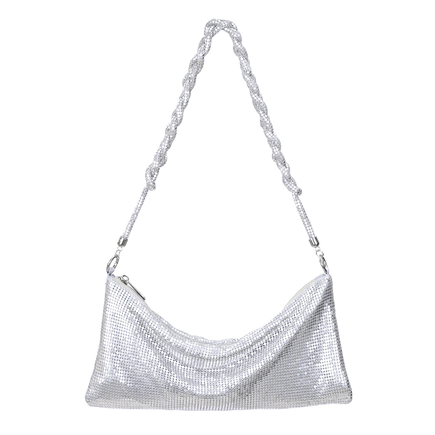 Metallic Mesh Evening Bag