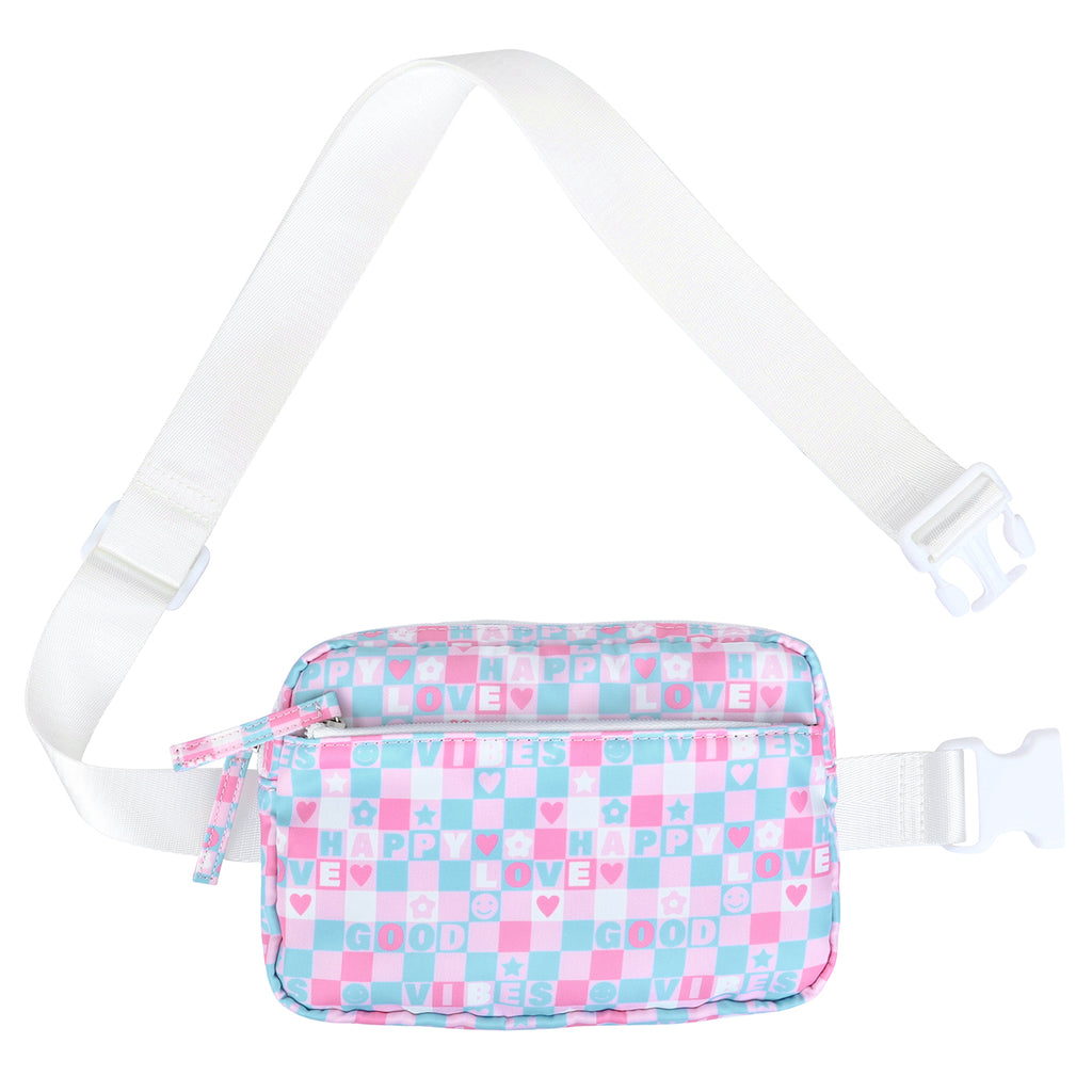 Cross Body Belt Bag 2L Fanny Pack with Adjustable Strap
