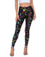 HDE Womens Leggings - Trendy Design Workout Fun Fashion Graphic Printed Cute Pat - B. Paint Splatter