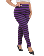 Plus Size High Waisted Halloween Graphic Leggings