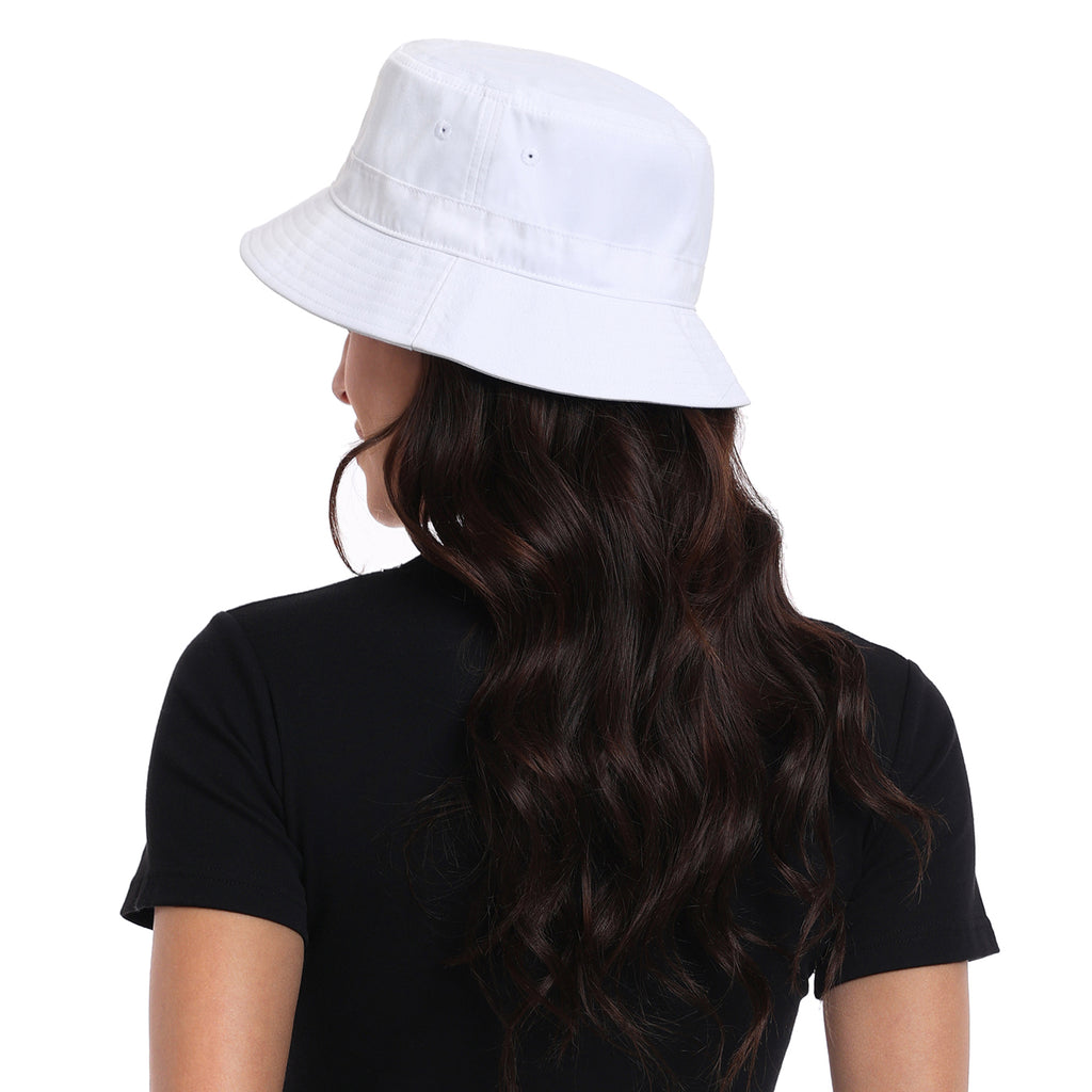 Unisex Print and Solid Beach Bucket Hat