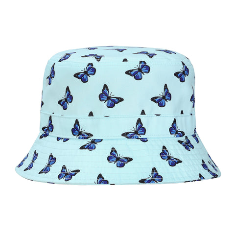 Unisex Print and Solid Beach Bucket Hat