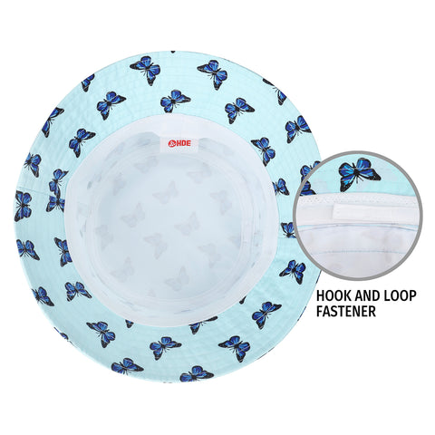Unisex Print and Solid Beach Bucket Hat