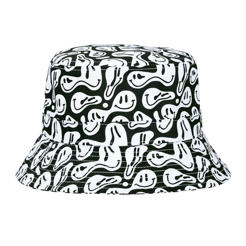 Unisex Print and Solid Beach Bucket Hat