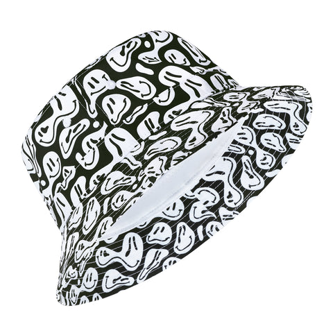 Unisex Print and Solid Beach Bucket Hat