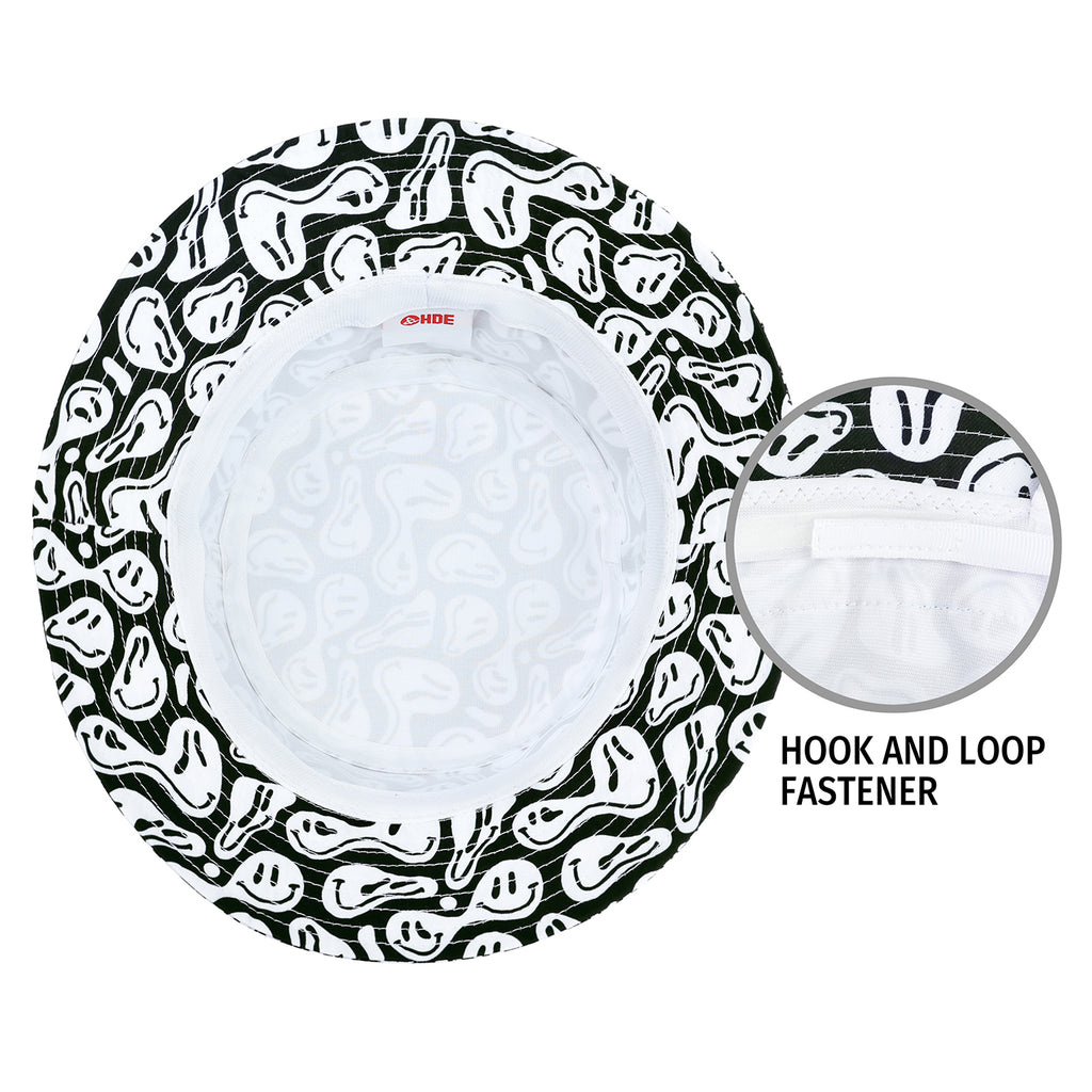Unisex Print and Solid Beach Bucket Hat