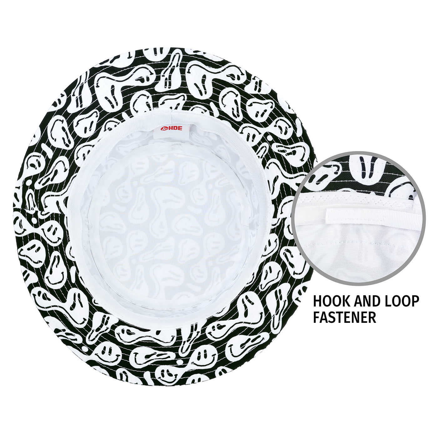 Unisex Print and Solid Beach Bucket Hat
