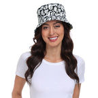 Unisex Print and Solid Beach Bucket Hat