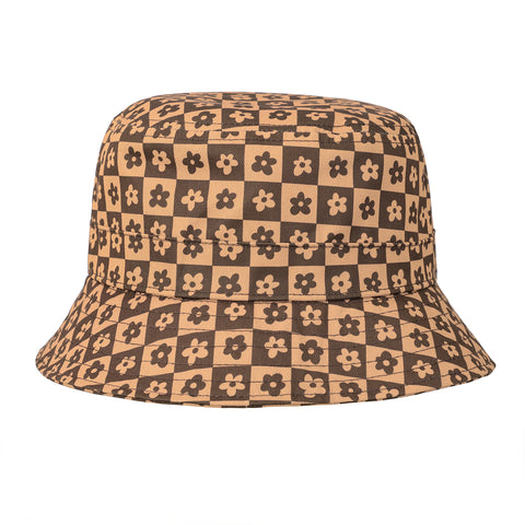 Unisex Print and Solid Beach Bucket Hat