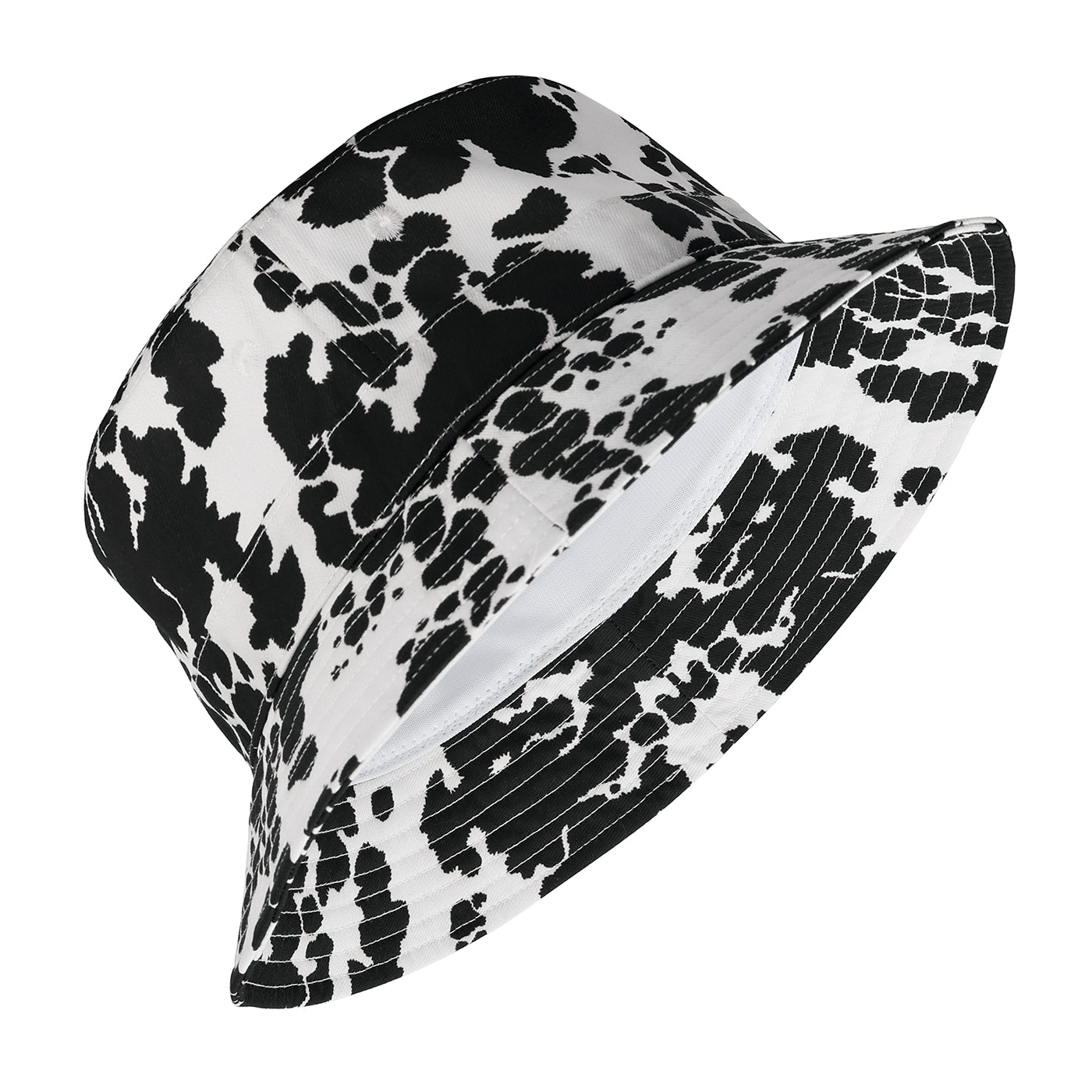 Unisex Print and Solid Beach Bucket Hat