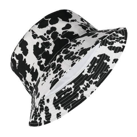 Unisex Print and Solid Beach Bucket Hat