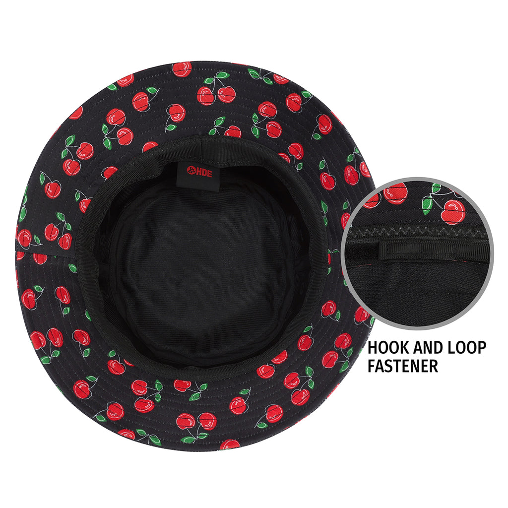 Unisex Print and Solid Beach Bucket Hat