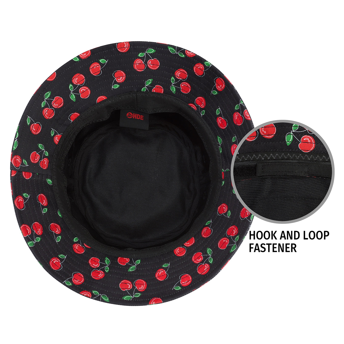 Unisex Print and Solid Beach Bucket Hat