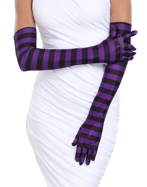 Satin Elbow Length Cosplay Opera Gloves