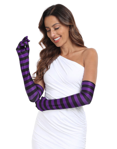 Satin Elbow Length Cosplay Opera Gloves
