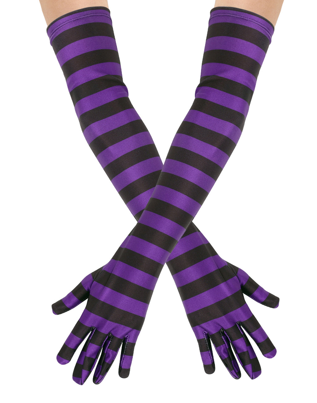 Satin Elbow Length Cosplay Opera Gloves