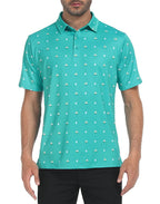 LRD Polo Shirts for Men - Golf UPF 50 Moisture Wicking Short Sleeve - Boats and Hoes