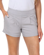 Women's Pull On Dress Shorts 3" Inseam with Pockets