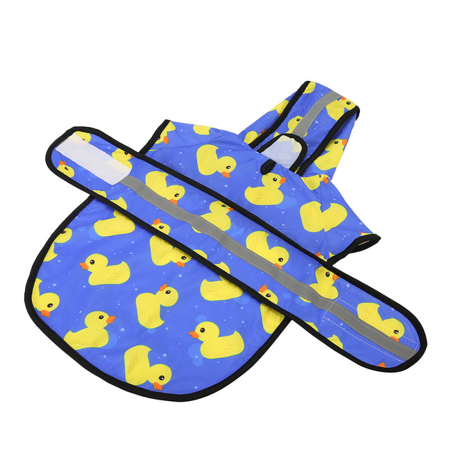 Patterned Dog Raincoat with Hood – product view 6