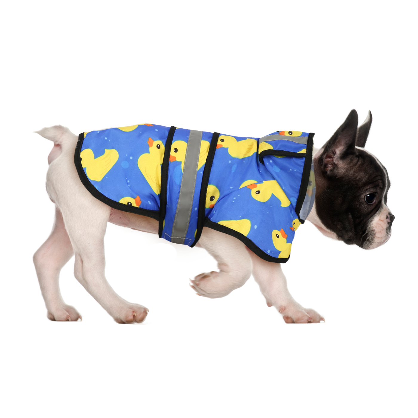 Patterned Dog Raincoat with Hood Main image