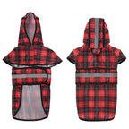Patterned Dog Raincoat with Hood