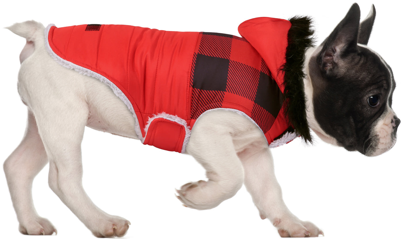 Dog Puffer Jacket with Harness Hole Main image