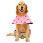 Patterned Dog Raincoat with Hood