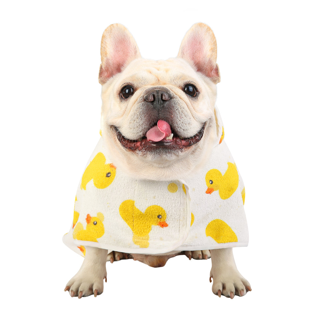 Dog Bathrobe Drying Towel with Hood