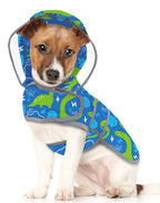 Dinosaur Dog Raincoat Clear Hood Waterproof in Dinosaurs
