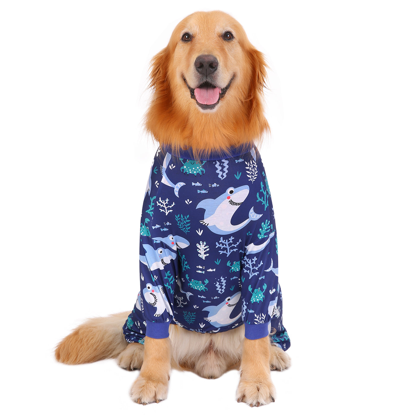 Dog Pajamas One Piece Jumpsuit PJs for M-3XL Dogs Secondary image
