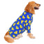 Dog Pajamas One Piece Jumpsuit M to 3XL in Ducks Blue