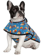 Patterned Dog Raincoat with Hood