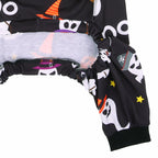 Halloween Dog Pajamas in Cute Ghosts – detail view