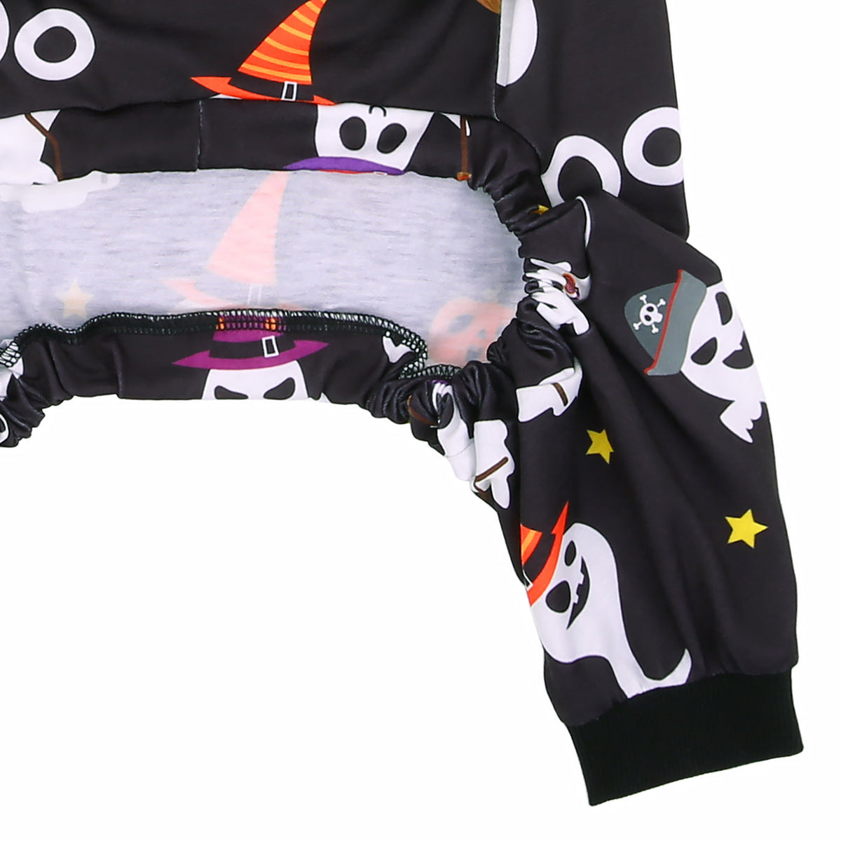 Halloween Dog Pajamas in Cute Ghosts – detail view