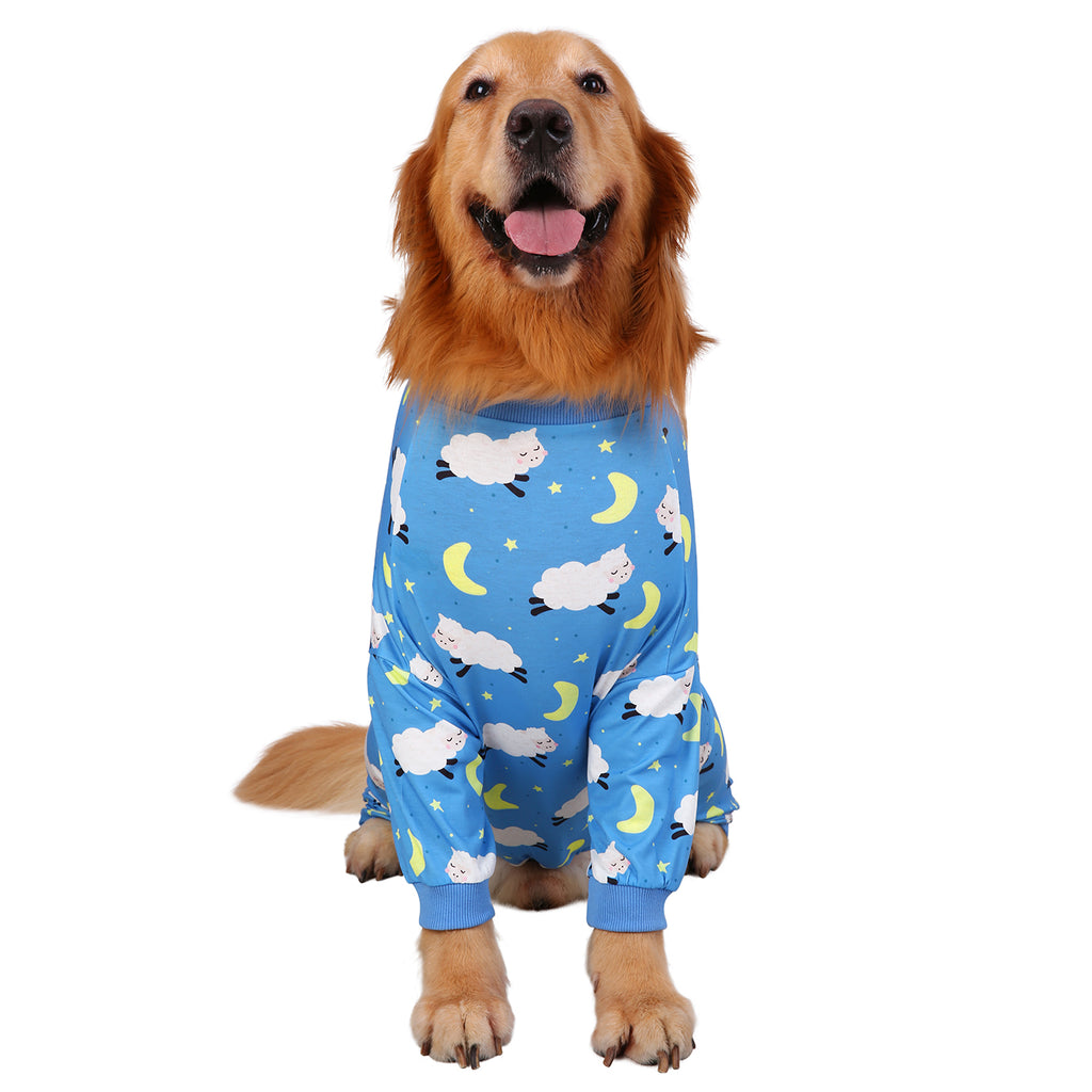 Dog Pajamas One Piece Jumpsuit PJs for M-3XL Dogs