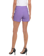 Pull-on Chino Shorts for Women with 4" Inseam