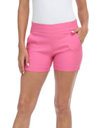 Pull-on Chino Shorts for Women with 4" Inseam
