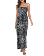 Strapless Summer Maxi Dress
