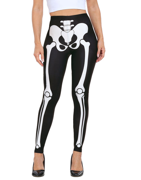 Trendy Design High Waisted Graphic Legging Tights