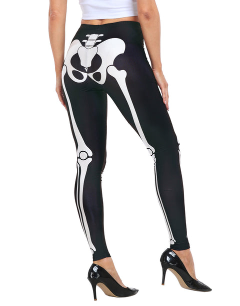 Trendy Design High Waisted Graphic Legging Tights
