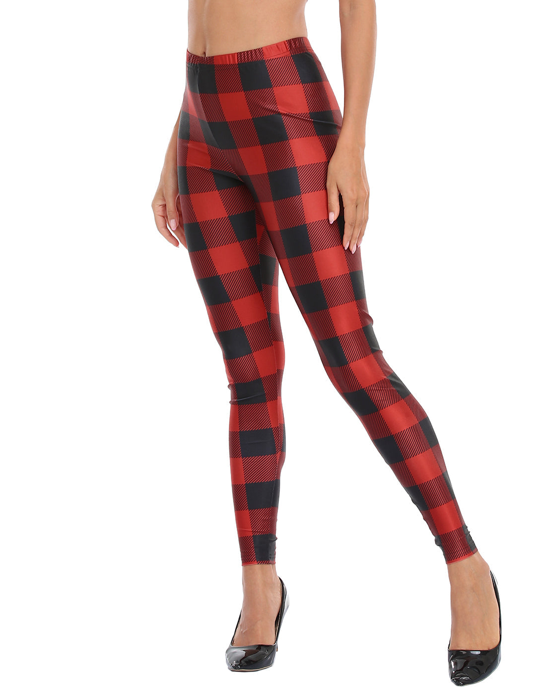 Graphic Printed Holiday Design Workout Leggings
